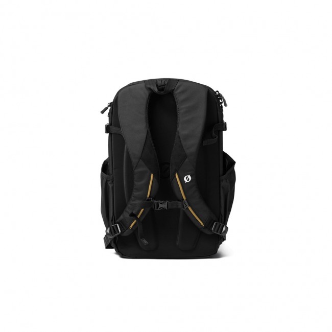 R DE backpack Rucksack Black Alcantara, Polyester