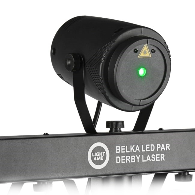 LIGHT4ME Belka LED Par Derby Laser - lighting kit