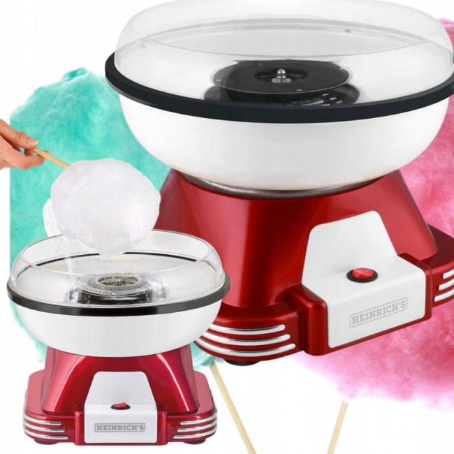 HEINRICH'S HZW 8322 Cotton candy machine White, Red