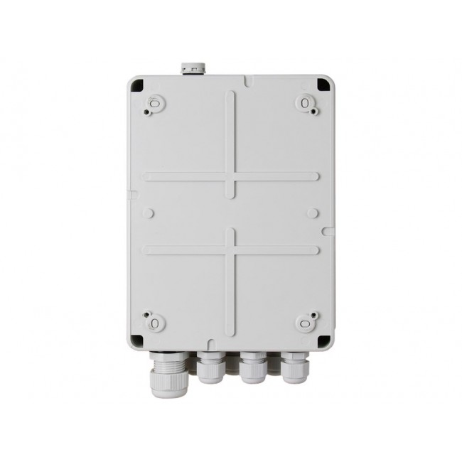 6-port S64H switch with power supply for 4 IP cameras in hermetic housing