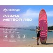 SKATINGER Prana Meteor Red SUP Board 350x89x15 cm