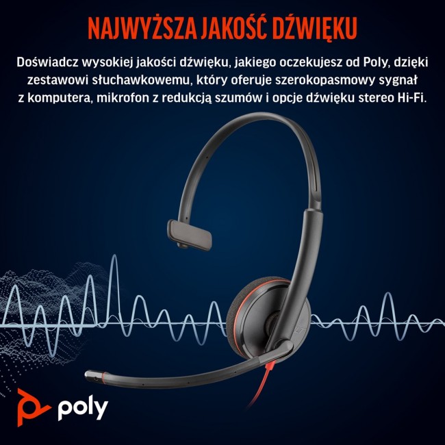 Poly Blackwire 3210 - headset
