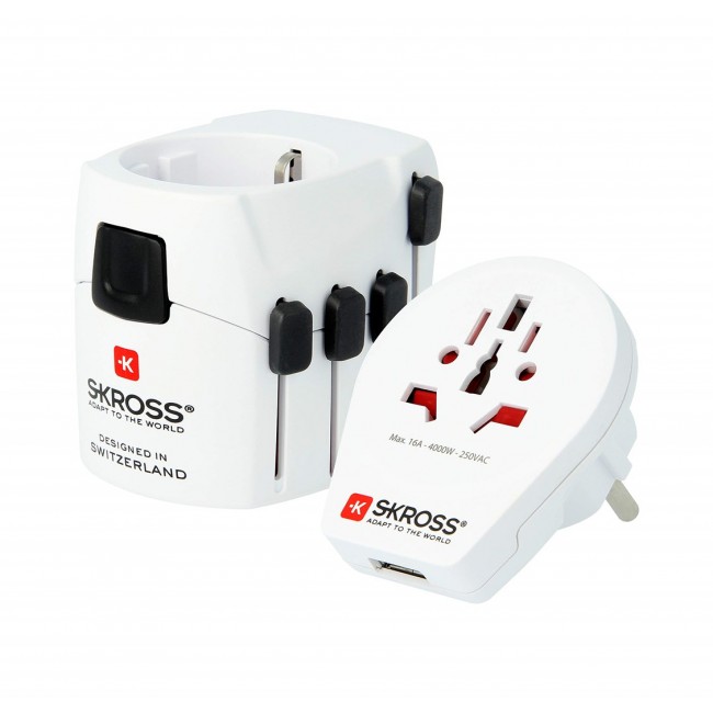 Skross PRO World & USB White