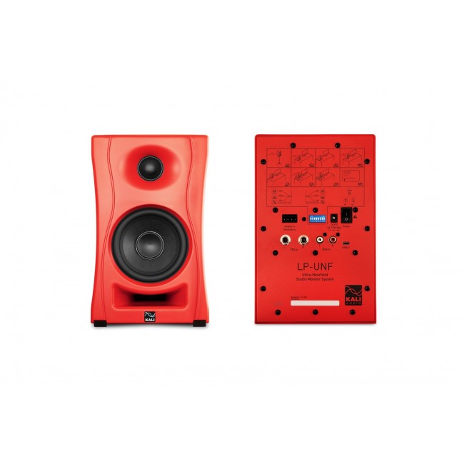 Kali Audio LP-UNF-R - a pair of Bluetooth monitor speakers (red) Kali Audio LP-UNF-R - a pair of Bluetooth monitor speakers (red)