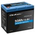 Qoltec LiFePO4 Lithium Iron Phosphate Battery | 12.8V | 50Ah | 640Wh| BMS
