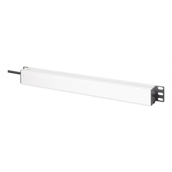 Digitus DN-95441 power distribution unit (PDU) 7 AC outlet(s) 1U Black, Silver