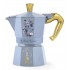Bialetti Bridgerton Moka pot 0.13 L Blue, Gold