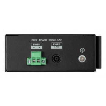 BCS BCS-L-SP08E01G-1SFP(2) Unmanaged Fast Ethernet (10/100) Power over Ethernet (PoE) DIN rail Black