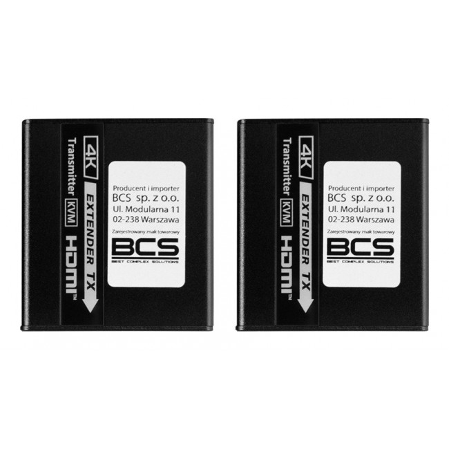 BCS BCS-UTP-KVM-1080P AV extender AV transmitter & receiver Black BCS BCS-UTP-KVM-1080P AV extender AV transmitter & receiver Black