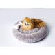 GO GIFT Shaggy grey M - pet bed - 57 x 57 x 10 cm