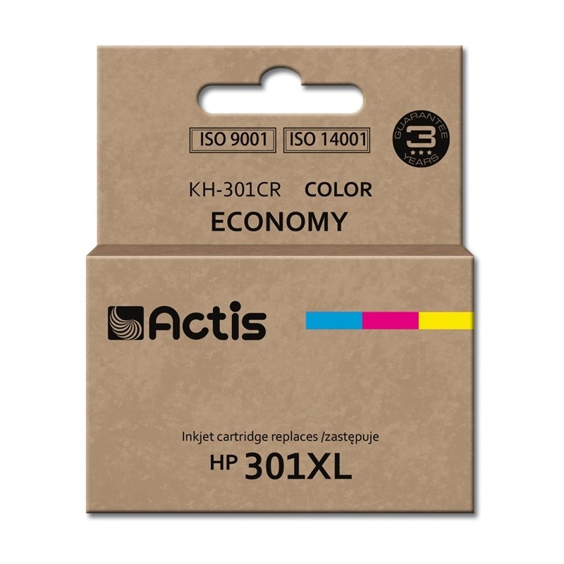 Actis KH-301CR Ink (replacement for HP 301XL CH564EE Standard 21 ml color: cyan, magenta, yellow)