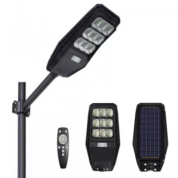 PIONEER 120W SOLAR LAMP + PANEL 10W + 12000mAh + PILOT and MOVEMENT SENSOR