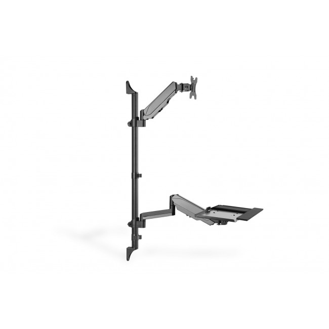 Digitus Flexible wall-mounted Stand/Sit workstation, single monitor Digitus Flexible wall-mounted Stand/Sit workstation, single monitor