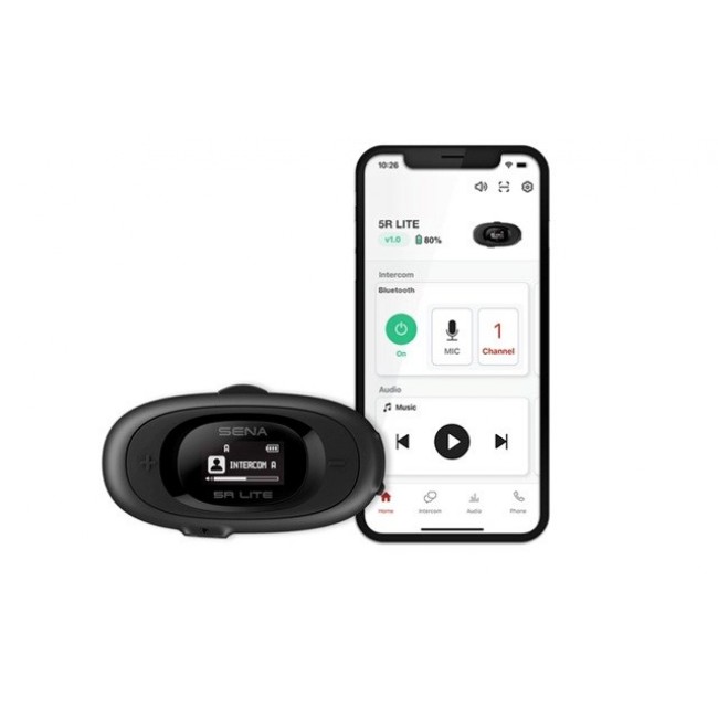 Sena 5RLITE-01D Dual Motorcycle Intercom Bluetooth 5.1 700m Black Sena 5RLITE-01D Dual Motorcycle Intercom Bluetooth 5.1 700m Black