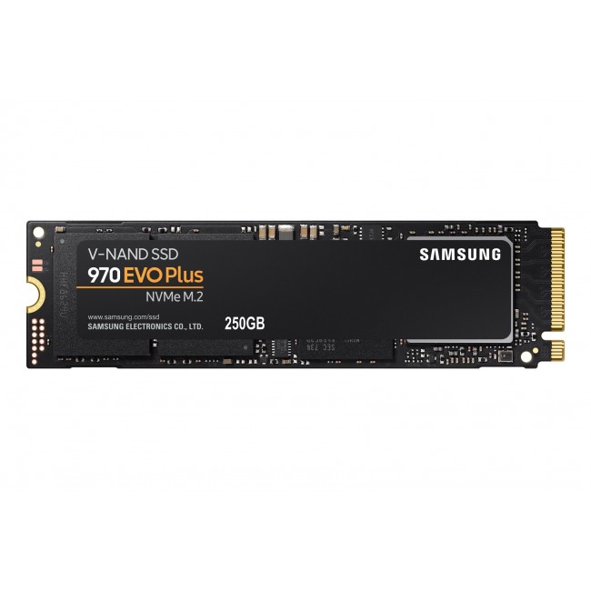 Samsung 970 EVO Plus 250 GB M.2 PCI Express 3.0 NVMe V-NAND MLC Samsung 970 EVO Plus 250 GB M.2 PCI Express 3.0 NVMe V-NAND MLC