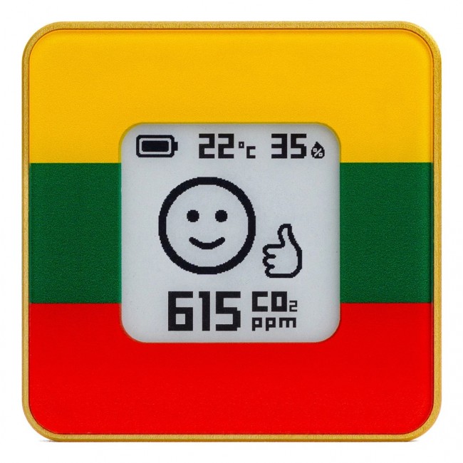 AIRVALENT AIRV-FLLT air quality meter Yellow
