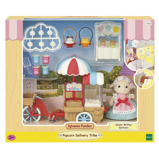 Sylvanian Families Popcorn Delivery Trike Sylvanian Families Popcorn Delivery Trike