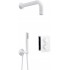 Thermostatic shower set w/ concealed box