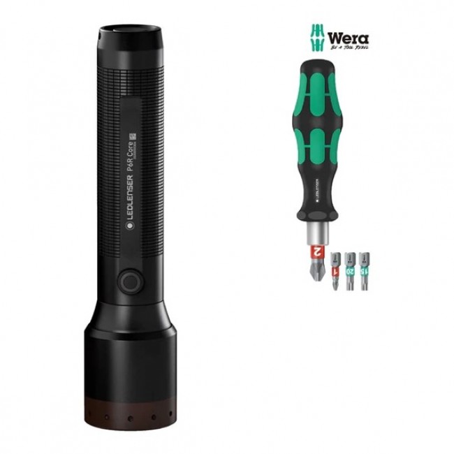 Ledlenser P6R core flashlight + WERA set Ledlenser P6R core flashlight + WERA set