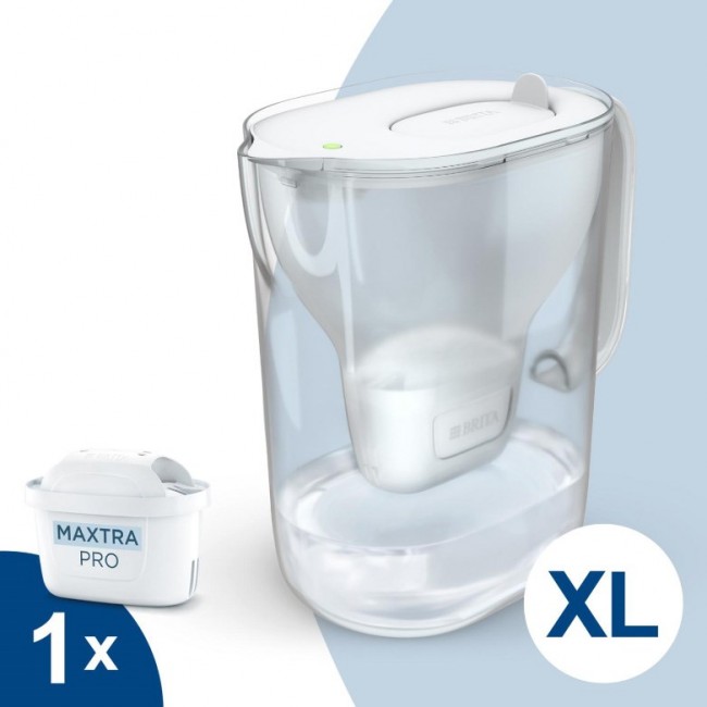 BRITA Style ESSENTIAL XL white filter jug + MX Pro Pure Performance filter