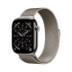 Apple Watch Series 11 GPS + Cellular 46mm Natural Titanium Case with Natural Milanese Loop - M/L Apple Watch Series 11 GPS + Cellular 46mm Natural Titanium Case with Natural Milanese Loop - M/L