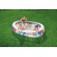Bestway Inflatable Elliptic Family Pool 2.29m x 1.52m x 51cm - blue