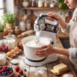 Adler AD 4206 Stand mixer Black,White 300 W