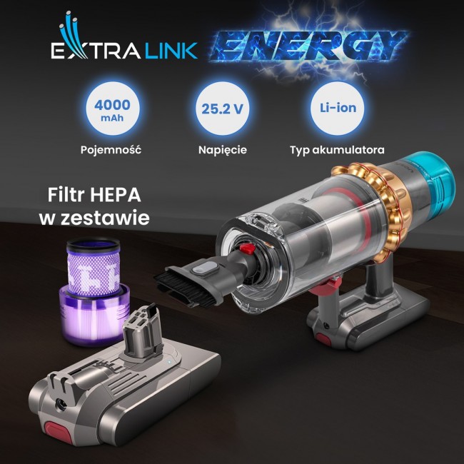 Extralink EX.94552 vacuum accessory/supply Battery Handheld vacuum