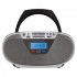 Aiwa BBTU-400SL portable stereo system Analog & digital 6 W FM Silver MP3 playback