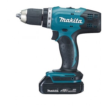 Makita DDF453SYE cordless drill/driver Black, Blue