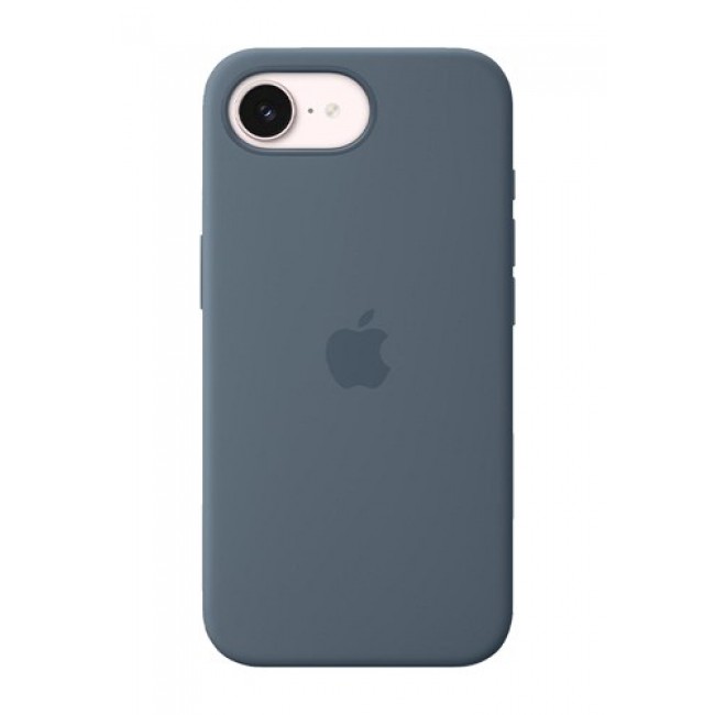 Apple iPhone 17e Silicone Case with MagSafe Anchor Blue