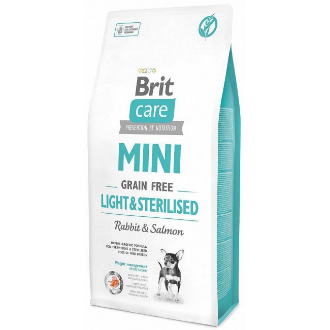 BRIT Care Mini Light&Sterilised - dry dog food - 2 kg