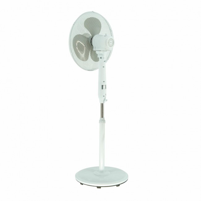 VOLTENO FLOOR FAN WHITE+ REMOTE CONTROL 40cm BASE WHEEL VOLTENO FLOOR FAN WHITE+ REMOTE CONTROL 40cm BASE WHEEL