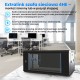 Extralink Rackmount cabinet 4U 600x450 Black wall mounted