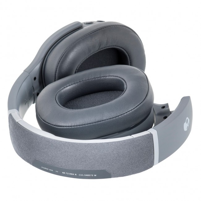 Skullcandy Crusher Evo Headphones Wired & Wireless Head-band Calls/Music USB Type-C Bluetooth Grey Skullcandy Crusher Evo Headphones Wired & Wireless Head-band Calls/Music USB Type-C Bluetooth Grey