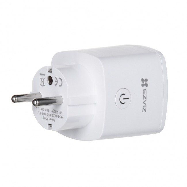 EZVIZ T30-10B-EU smart plug 1600 W White EZVIZ T30-10B-EU smart plug 1600 W White