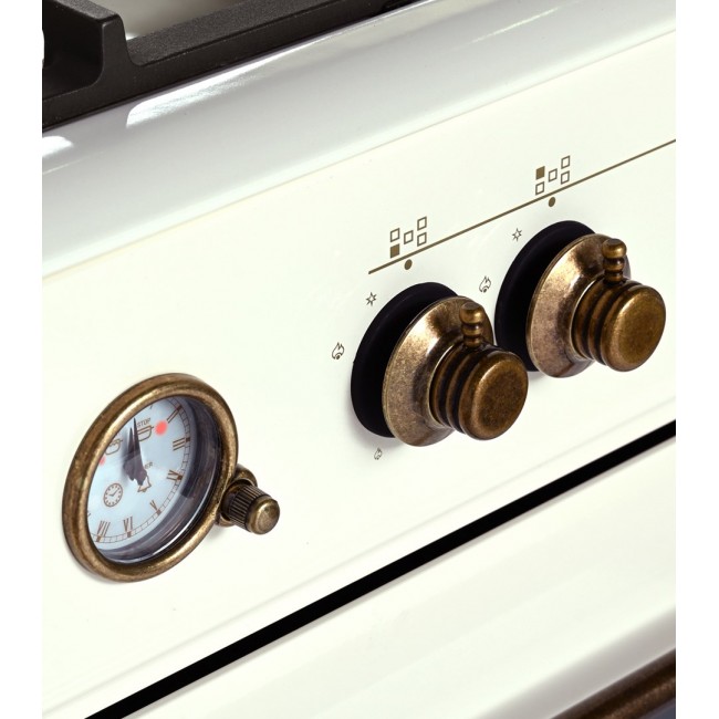 Ravanson Retro KWGE 90ARC gas and electric cooker (cream) Ravanson Retro KWGE 90ARC gas and electric cooker (cream)