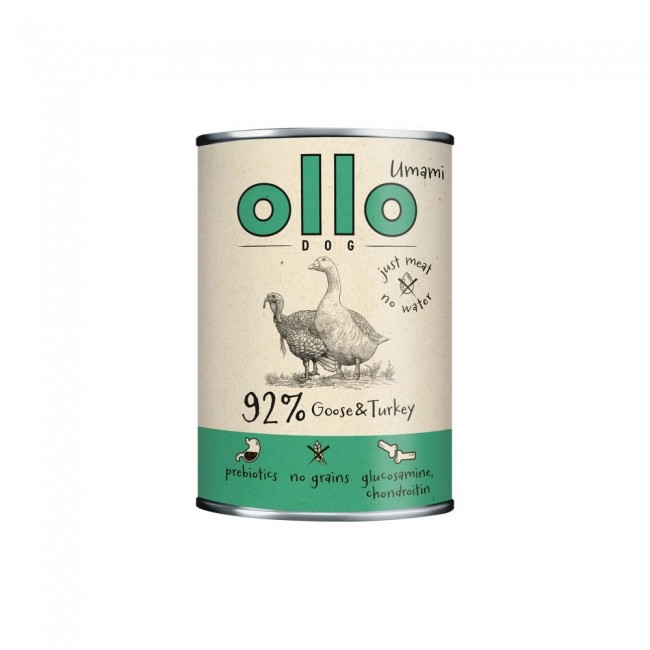 OLLO Umami Goose and turkey - wet dog food - 850g