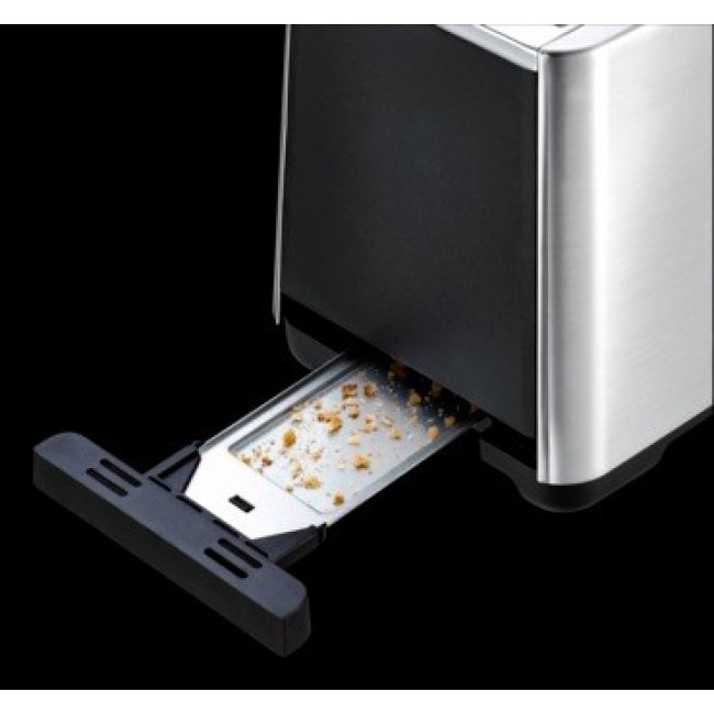 Tefal Equinox TT420D 7 2 slice(s) Black, Stainless steel