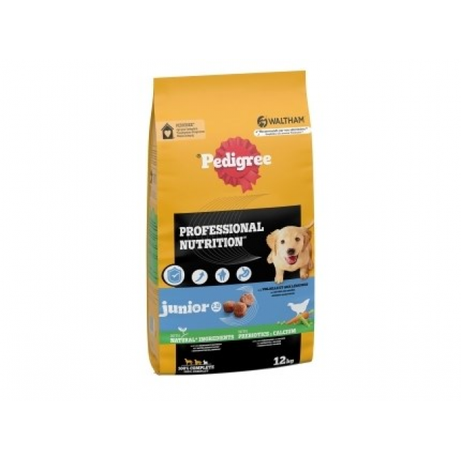 PEDIGREE Professional Nutrition Junior with poultry and vegetables, medium and large breeds - dry dog food - 12 kg