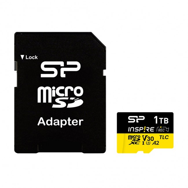 Memory card Silicon Power Inspire 256 GB MicroSDXC V30 UHS-I U3 A2 4K + adapter (SP256GBSTXLA2V1NSP) Memory card Silicon Power Inspire 256 GB MicroSDXC V30 UHS-I U3 A2 4K + adapter (SP256GBSTXLA2V1NSP)