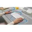 Logitech Pebble 2 Combo keyboard Mouse included Universal RF Wireless + Bluetooth QWERTY US International White
