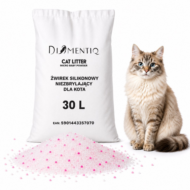 DIAMENTIQ Baby Powder - Cat litter - 30 l