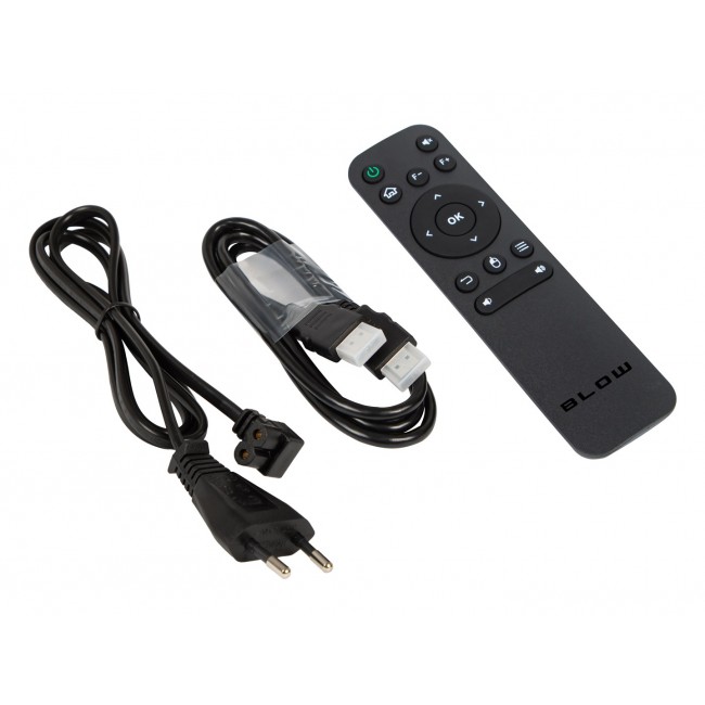 Portable projector BLOW AndroidTV HD Cinema SOUND + BLACK case