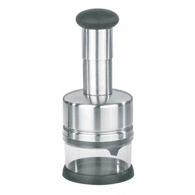 GEFU TRITARE manual food chopper Black, Stainless steel, Transparent