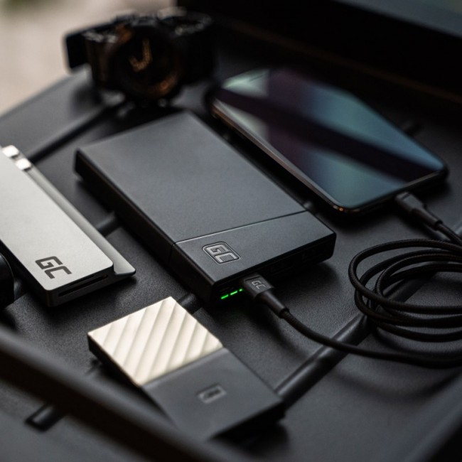 Green Cell PBGC02S power bank Lithium Polymer (LiPo) 10000 mAh Black Green Cell PBGC02S power bank Lithium Polymer (LiPo) 10000 mAh Black