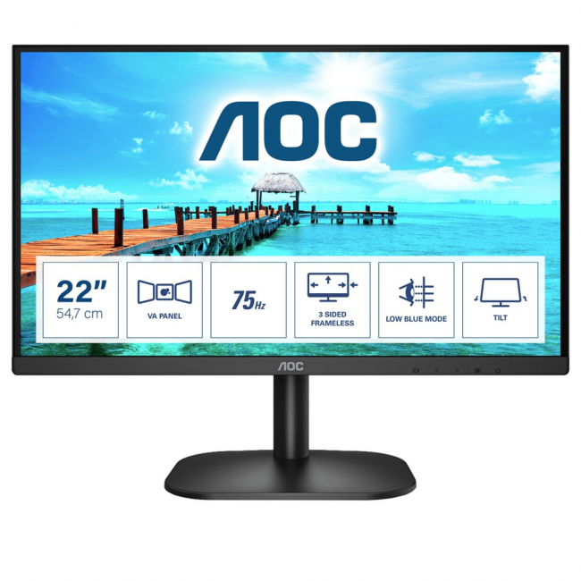 AOC B2 22B2H/EU LED display 54.6 cm (21.5 AOC B2 22B2H/EU LED display 54.6 cm (21.5