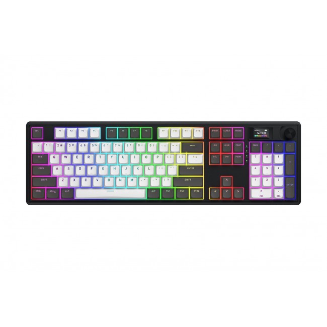 HATOR Skyfall Pro Wireless 100 keyboard Gaming USB + RF Wireless + Bluetooth QWERTY US English Black, Grey HATOR Skyfall Pro Wireless 100 keyboard Gaming USB + RF Wireless + Bluetooth QWERTY US English Black, Grey