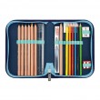 Herlitz SoftLight Plus Greenline Blue Ice school bag set Girl Polyester Blue, Navy