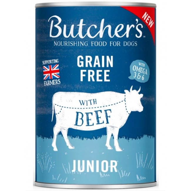 BUTCHER'S Original Junior Beef Jelly - wet dog food - 400g